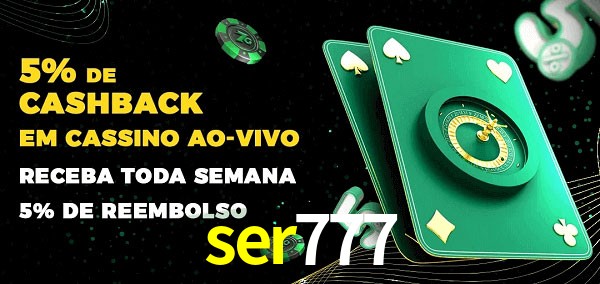 Promoções do cassino ao Vivo ser777